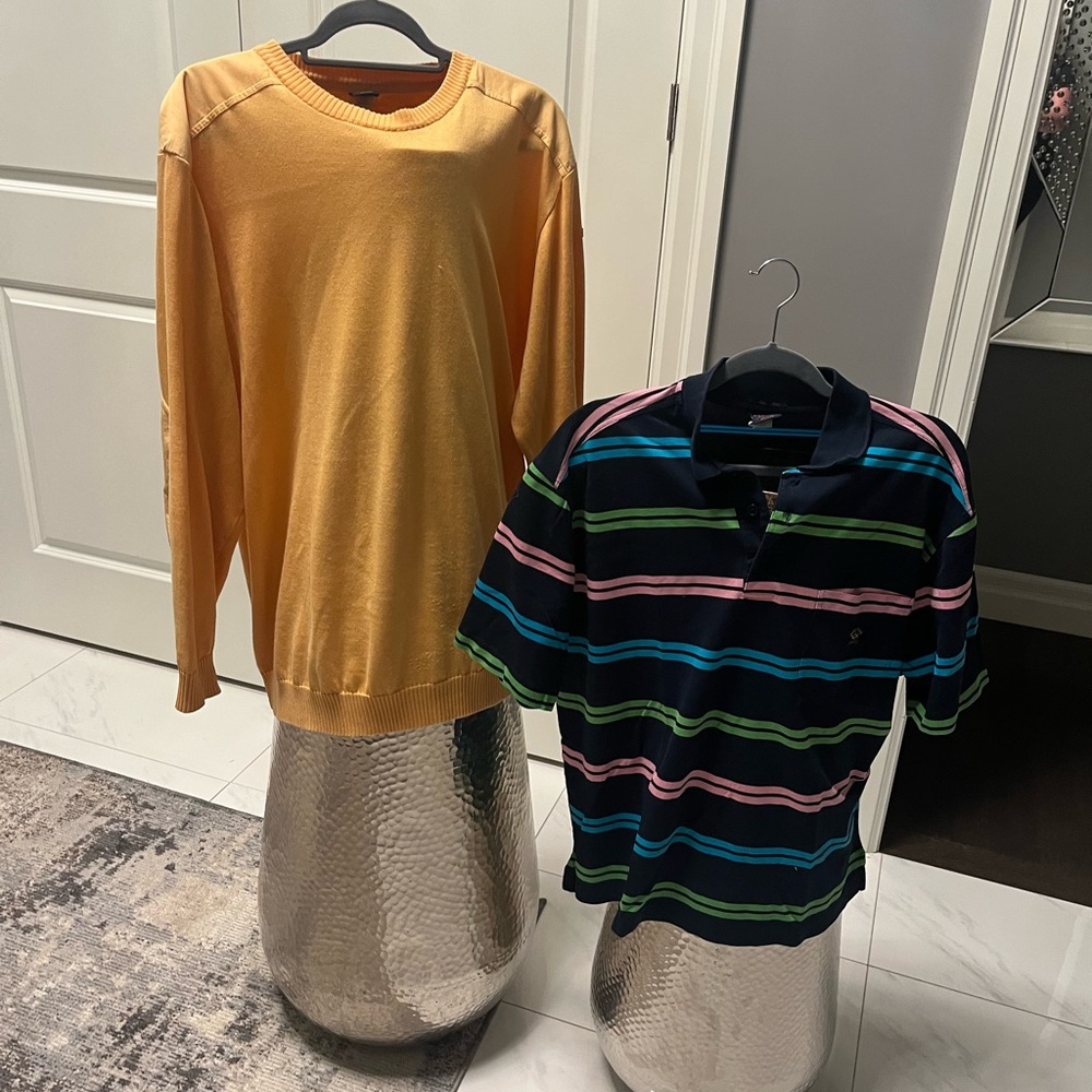 Paul & Shark Yachting sweater and golf shirt size XL